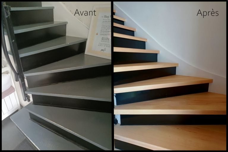 avant après