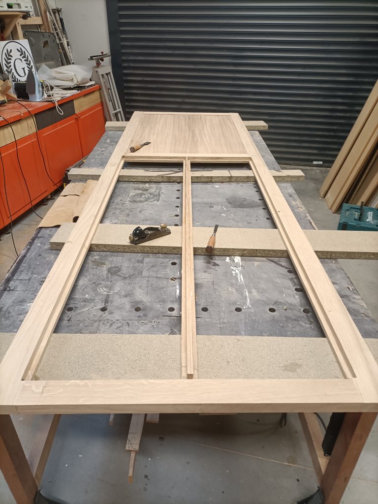 fabrication porte chene