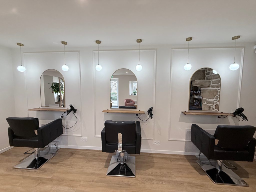 agencement salon coiffure