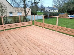 terrasse sur pilotis en douglas 2