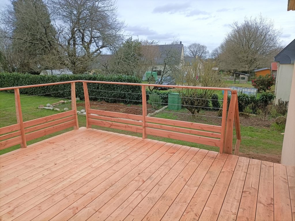 terrasse sur pilotis en douglas 4