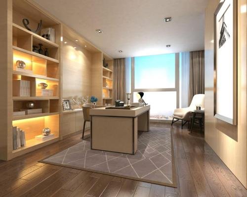 3d render of modern office and working space